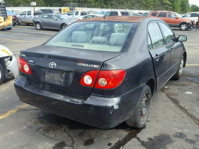 1NXBR32E15Z497791 - 2005 TOYOTA COROLLA CE BLACK photo 4