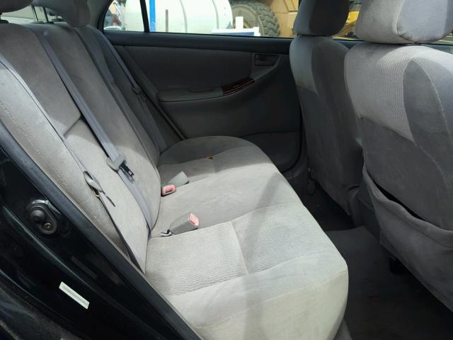 1NXBR32E15Z497791 - 2005 TOYOTA COROLLA CE BLACK photo 6