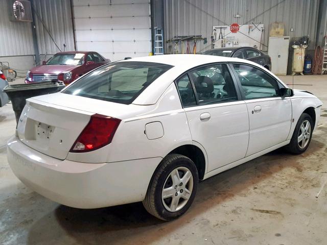 1G8AJ55FX6Z154998 - 2006 SATURN ION LEVEL WHITE photo 4