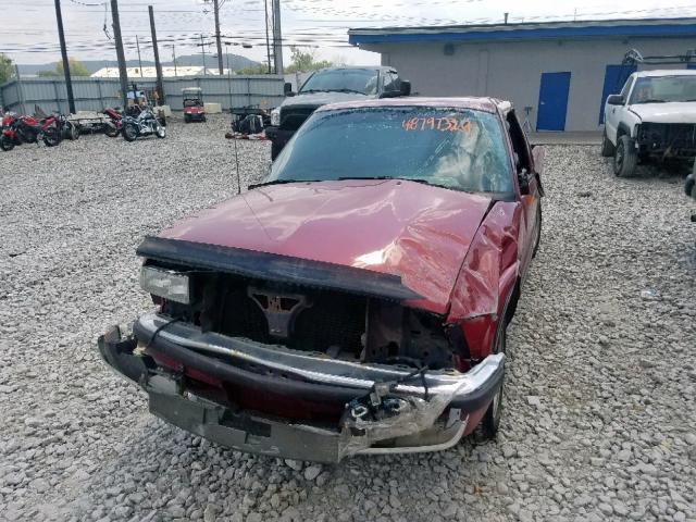 1GCCS19W528249872 - 2002 CHEVROLET S TRUCK S1 RED photo 9
