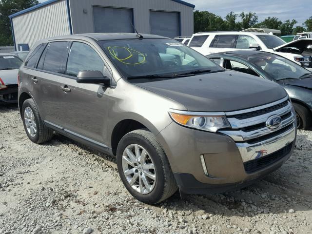 2FMDK3JC8DBC44355 - 2013 FORD EDGE SEL BROWN photo 1