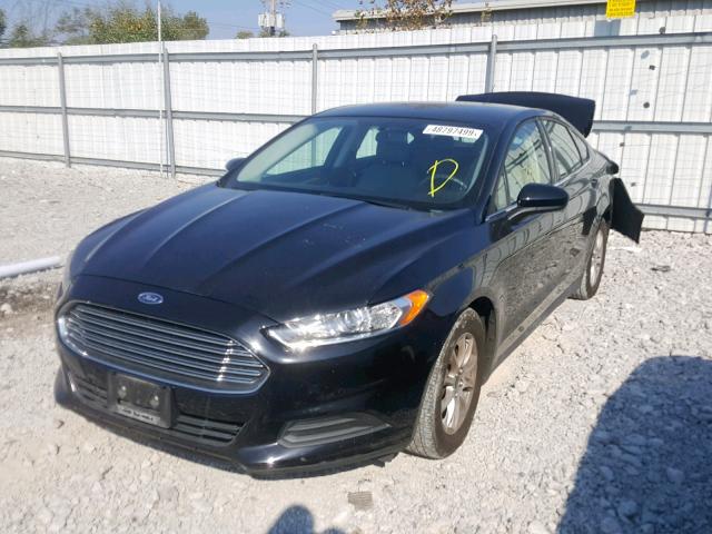 1FA6P0G70G5109957 - 2016 FORD FUSION S BLACK photo 2