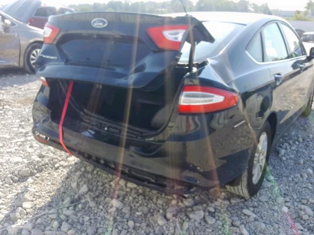 1FA6P0G70G5109957 - 2016 FORD FUSION S BLACK photo 9