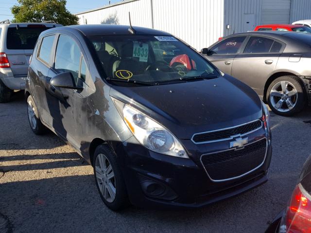 KL8CB6S99EC588940 - 2014 CHEVROLET SPARK LS BLACK photo 1