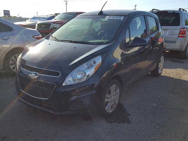 KL8CB6S99EC588940 - 2014 CHEVROLET SPARK LS BLACK photo 2