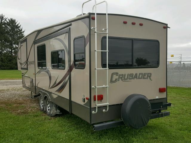 5ZT3CSVB1FG116705 - 2015 WILDWOOD CRUSADER BROWN photo 3