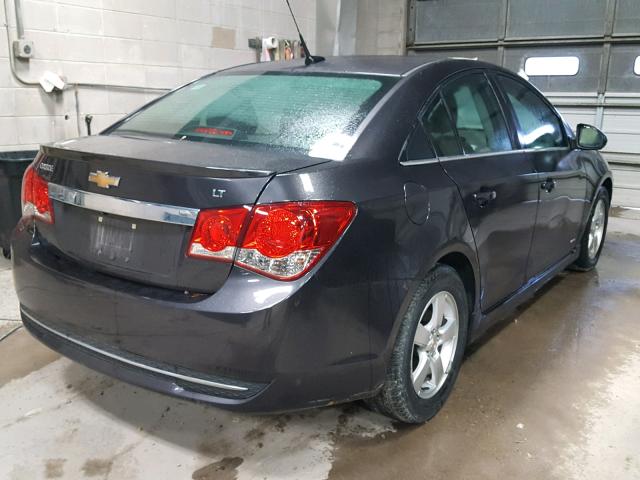 1G1PC5SB0E7453219 - 2014 CHEVROLET CRUZE LT BLUE photo 4