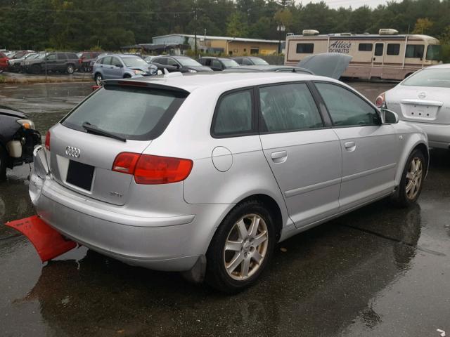 WAUMF78PX6A106627 - 2006 AUDI A3 2.0 SPO SILVER photo 4