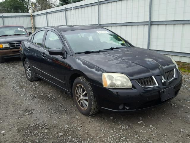 4A3AB46FX4E091110 - 2004 MITSUBISHI GALANT ES BLACK photo 1