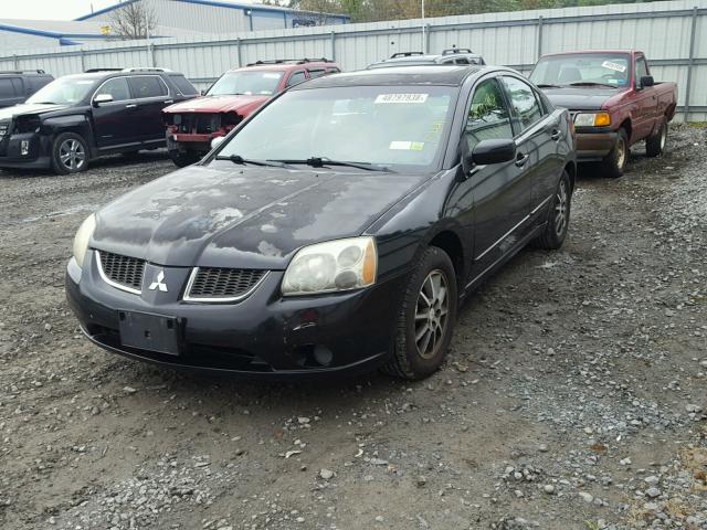 4A3AB46FX4E091110 - 2004 MITSUBISHI GALANT ES BLACK photo 2