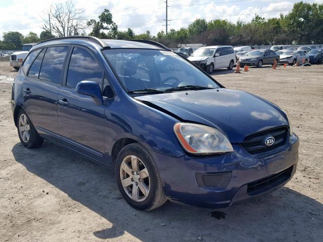 KNAFG526387129404 - 2008 KIA RONDO LX BLUE photo 1