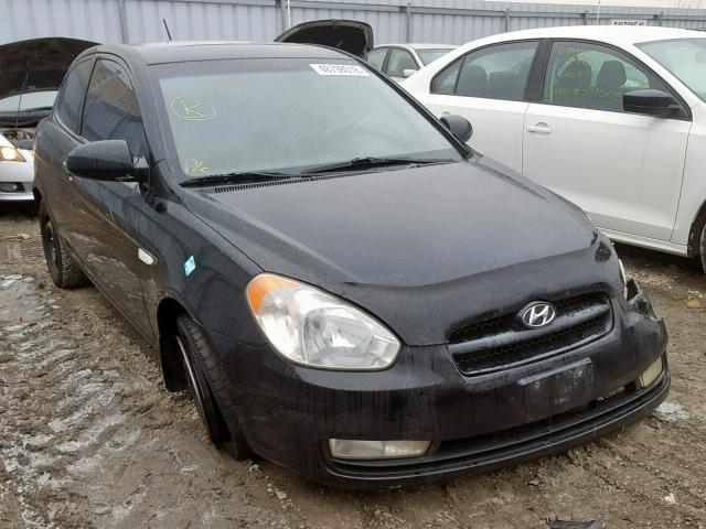 KMHCN35C87U045995 - 2007 HYUNDAI ACCENT BAS BLACK photo 1