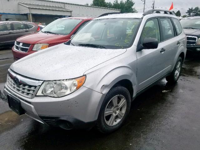 JF2SHABC6BG778393 - 2011 SUBARU FORESTER 2 SILVER photo 2