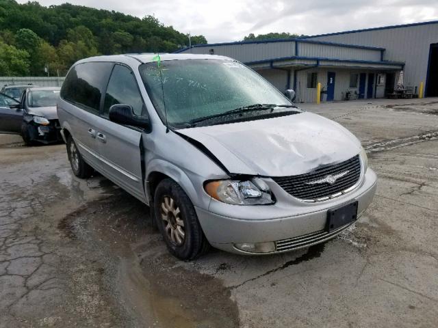 2C4GP54L92R721759 - 2002 CHRYSLER TOWN & COU SILVER photo 1