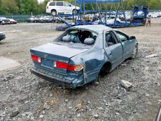 JT2BF22K210298045 - 2001 TOYOTA CAMRY CE BLUE photo 4