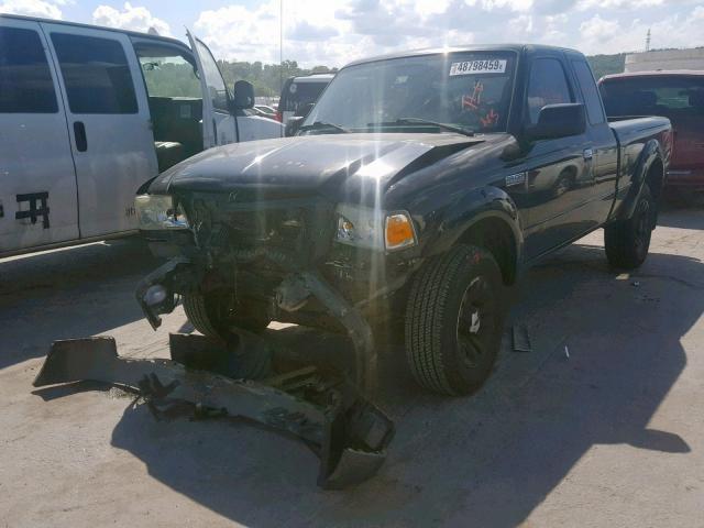 1FTYR14U97PA16226 - 2007 FORD RANGER SUP BLACK photo 2