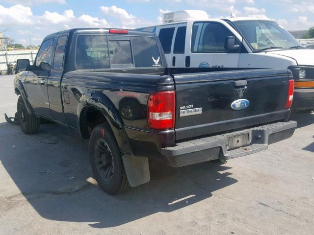 1FTYR14U97PA16226 - 2007 FORD RANGER SUP BLACK photo 3