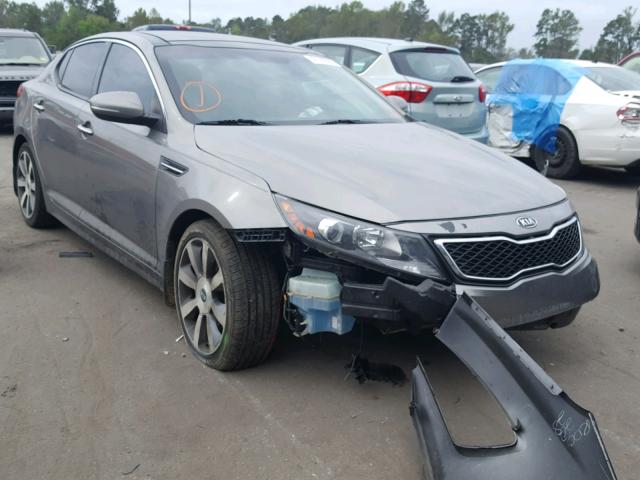 5XXGR4A67CG057586 - 2012 KIA OPTIMA SX GRAY photo 1