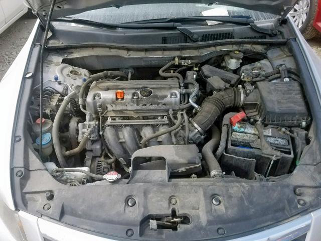 1HGCP2F38CA109327 - 2012 HONDA ACCORD LX SILVER photo 7