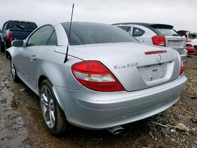 WDBWK56F95F040450 - 2005 MERCEDES-BENZ SLK 350 SILVER photo 3