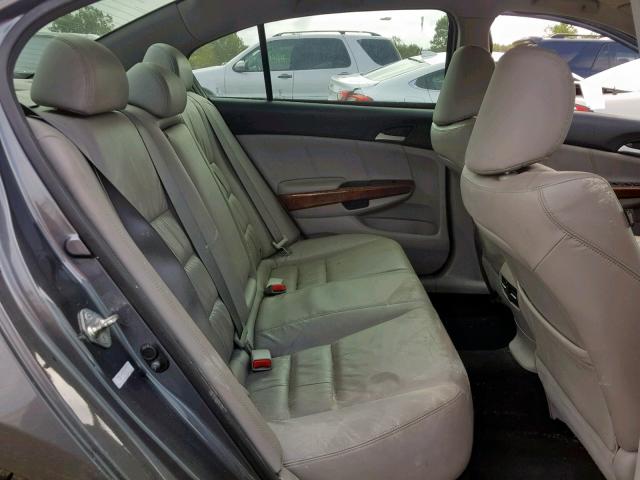 1HGCP2F88CA181169 - 2012 HONDA ACCORD EXL GRAY photo 6