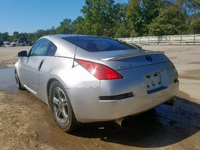 JN1AZ34D54T150878 - 2004 NISSAN 350Z COUPE SILVER photo 3