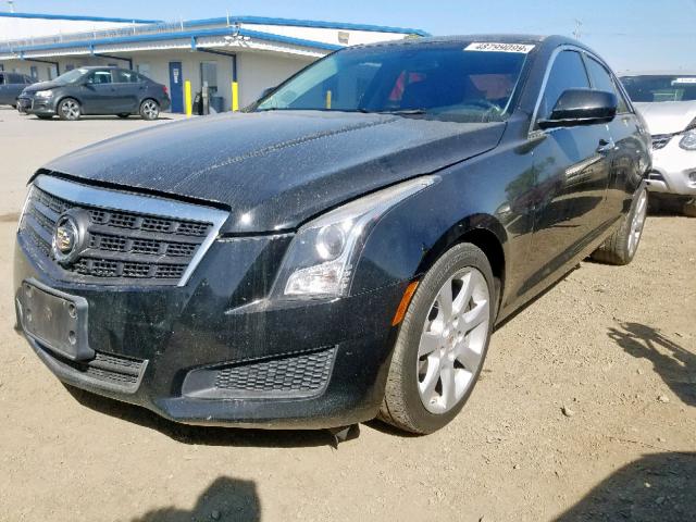 1G6AA5RX2E0108371 - 2014 CADILLAC ATS BLACK photo 2