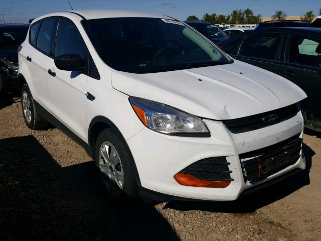 1FMCU0F72EUB08296 - 2014 FORD ESCAPE S WHITE photo 1