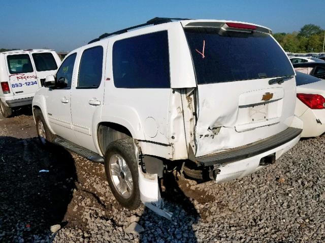 1GNSCBE06DR145461 - 2013 CHEVROLET TAHOE C150 WHITE photo 3