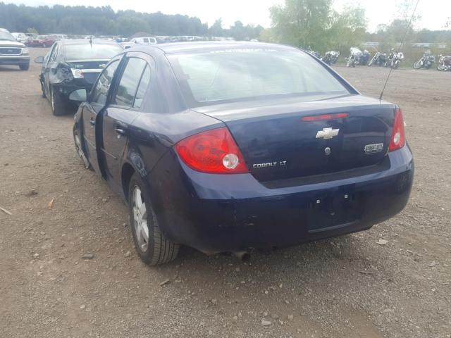 1G1AF5F54A7151296 - 2010 CHEVROLET COBALT 2LT BLUE photo 3