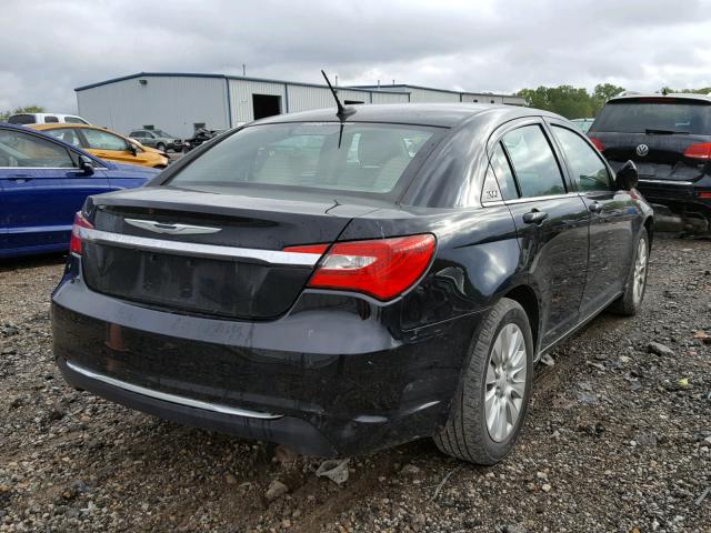 1C3CCBAB8EN167849 - 2014 CHRYSLER 200 LX BLACK photo 4