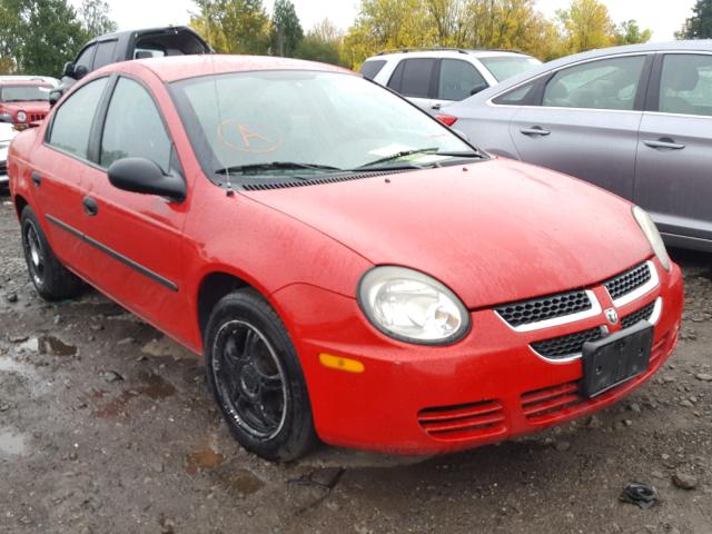 1B3ES26C93D159398 - 2003 DODGE NEON SE RED photo 1