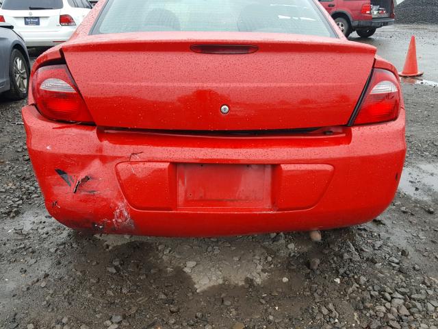 1B3ES26C93D159398 - 2003 DODGE NEON SE RED photo 10