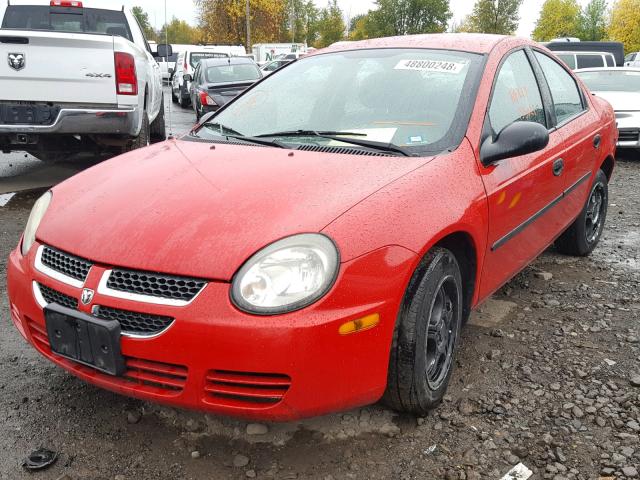 1B3ES26C93D159398 - 2003 DODGE NEON SE RED photo 2