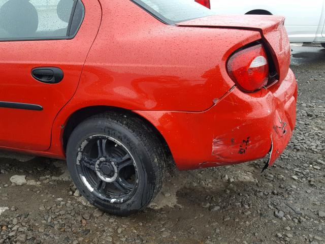 1B3ES26C93D159398 - 2003 DODGE NEON SE RED photo 9