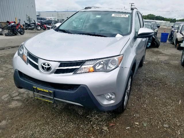 2T3DFREV6EW131705 - 2014 TOYOTA RAV4 LIMIT SILVER photo 2