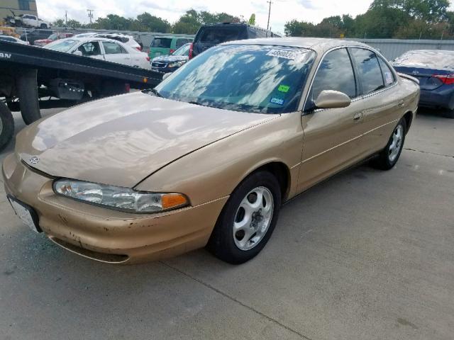 1G3WS52K7WF381268 - 1998 OLDSMOBILE INTRIGUE G GOLD photo 2