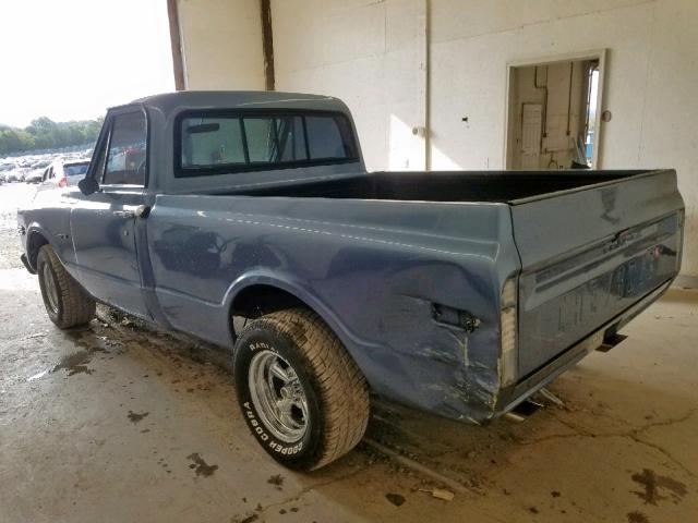 CE140A125792 - 1970 CHEVROLET C-10 BLUE photo 3