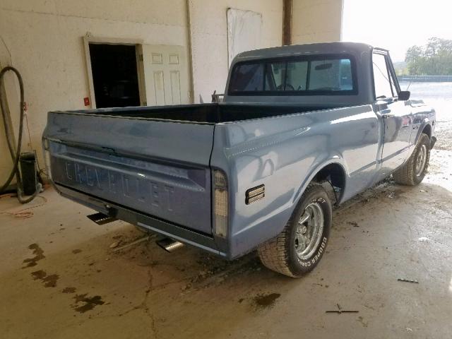 CE140A125792 - 1970 CHEVROLET C-10 BLUE photo 4