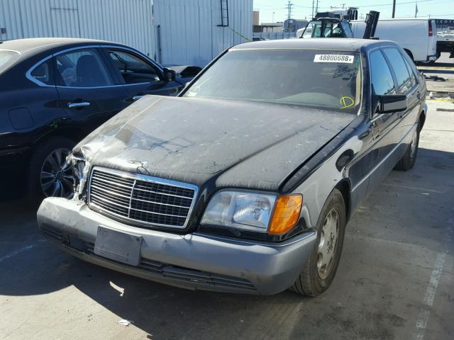 WDBGA43E7PA133206 - 1993 MERCEDES-BENZ 400 SEL BLACK photo 2