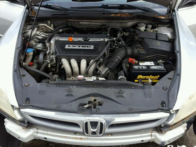 1HGCM55136A159860 - 2006 HONDA ACCORD VAL SILVER photo 7