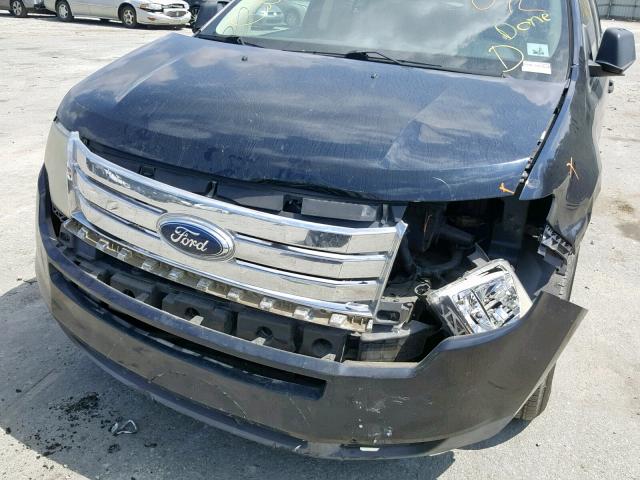 2FMDK36C48BA23365 - 2008 FORD EDGE SE BLUE photo 9