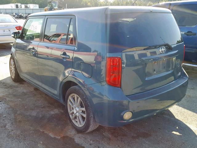 JTLKE50E081012307 - 2008 TOYOTA SCION XB ლურჯი ფოტო 3