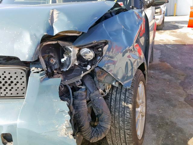 JTLKE50E081012307 - 2008 TOYOTA SCION XB ლურჯი ფოტო 9