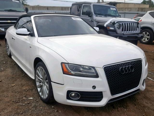 WAULFAFH6AN022519 - 2010 AUDI A5 PREMIUM WHITE photo 1