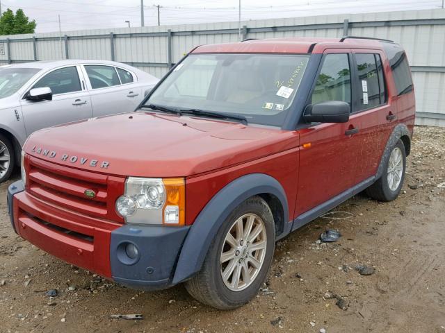 SALAE25467A430481 - 2007 LAND ROVER LR3 SE RED photo 2