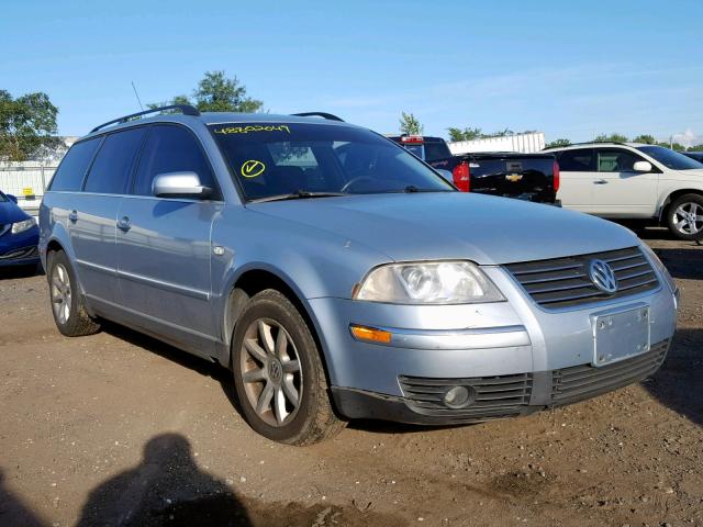 WVWVD63B64E082173 - 2004 VOLKSWAGEN PASSAT GLS TURQUOISE photo 1