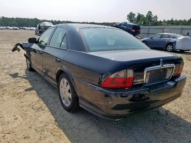 1LNHM87A43Y699204 - 2003 LINCOLN LS BLACK photo 3