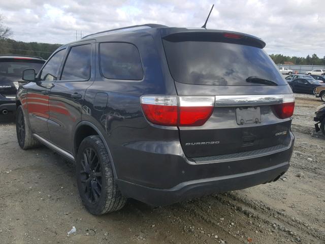 1D4RD4GG8BC730183 - 2011 DODGE DURANGO CR GRAY photo 3