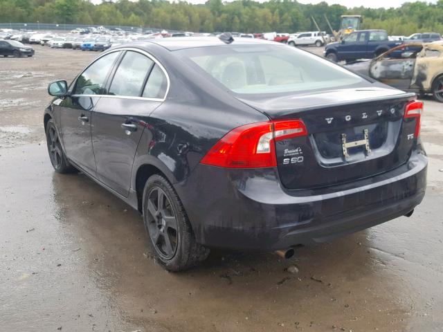 YV1622FS4C2113008 - 2012 VOLVO S60 T5 BLACK photo 3